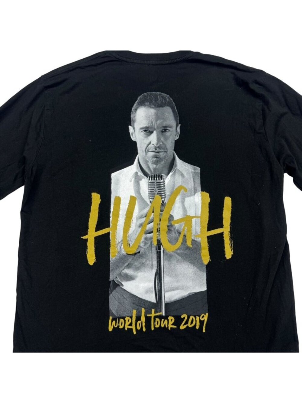 Hugh Jackman 2019 World Tour Tour Men's L/S T-Shirt Black • Large